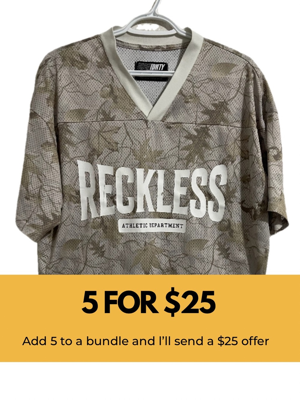 Reckless Mesh Boxy Oversized Top